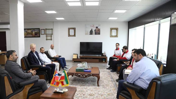 Delegation from Norwegian Red Cross Meets with IRCS President to ‎Discuss Humanitarian Cooperation