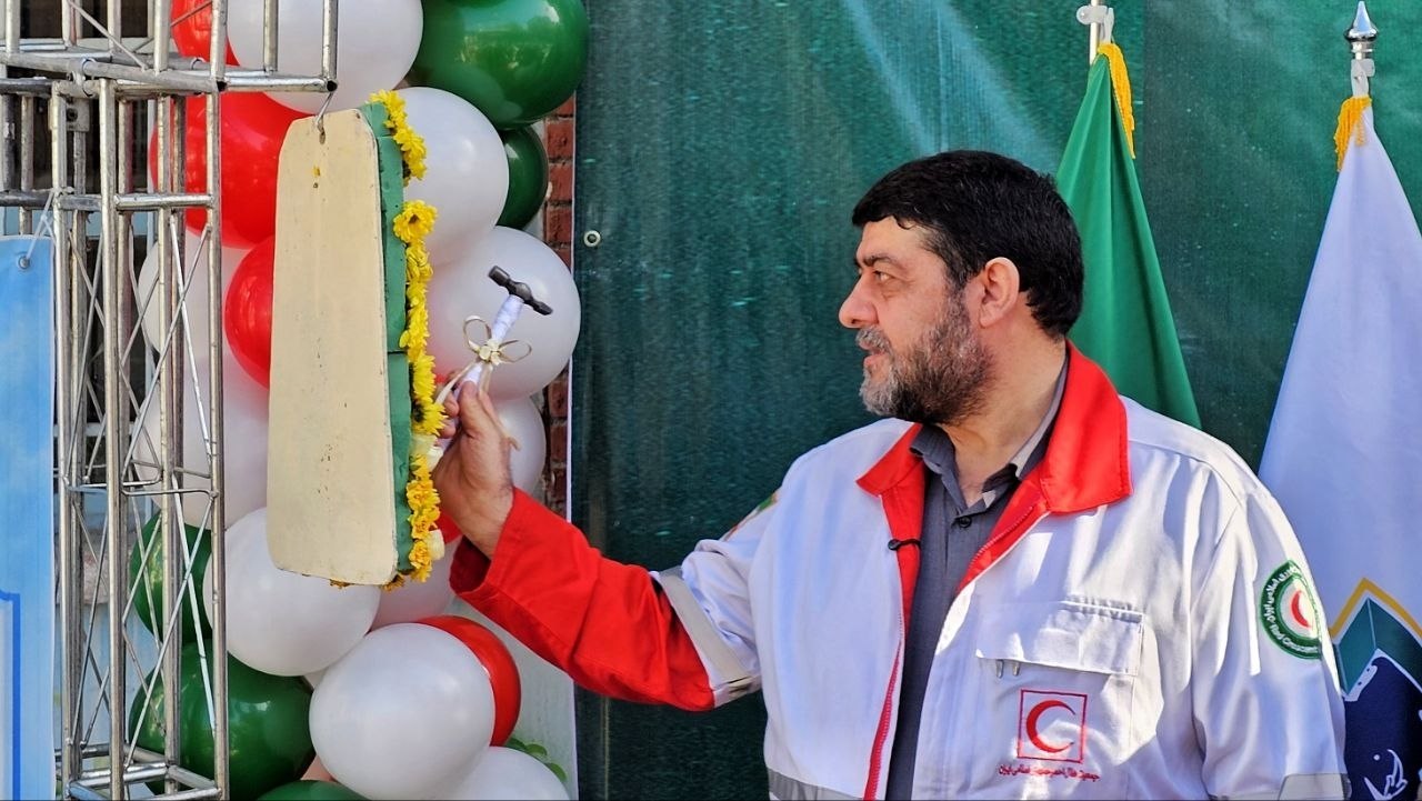 IRCS President Marks New School Year at Tehran’s Shahid Mahallati School Damaged in War