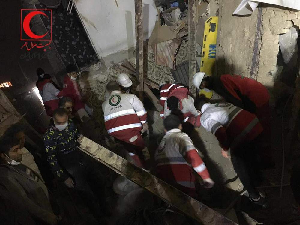 Red Crescent responds to explosion in Robat Karim