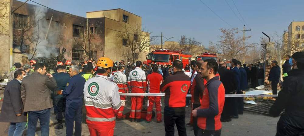 IRCS Responds to Plane Crash in Tabriz