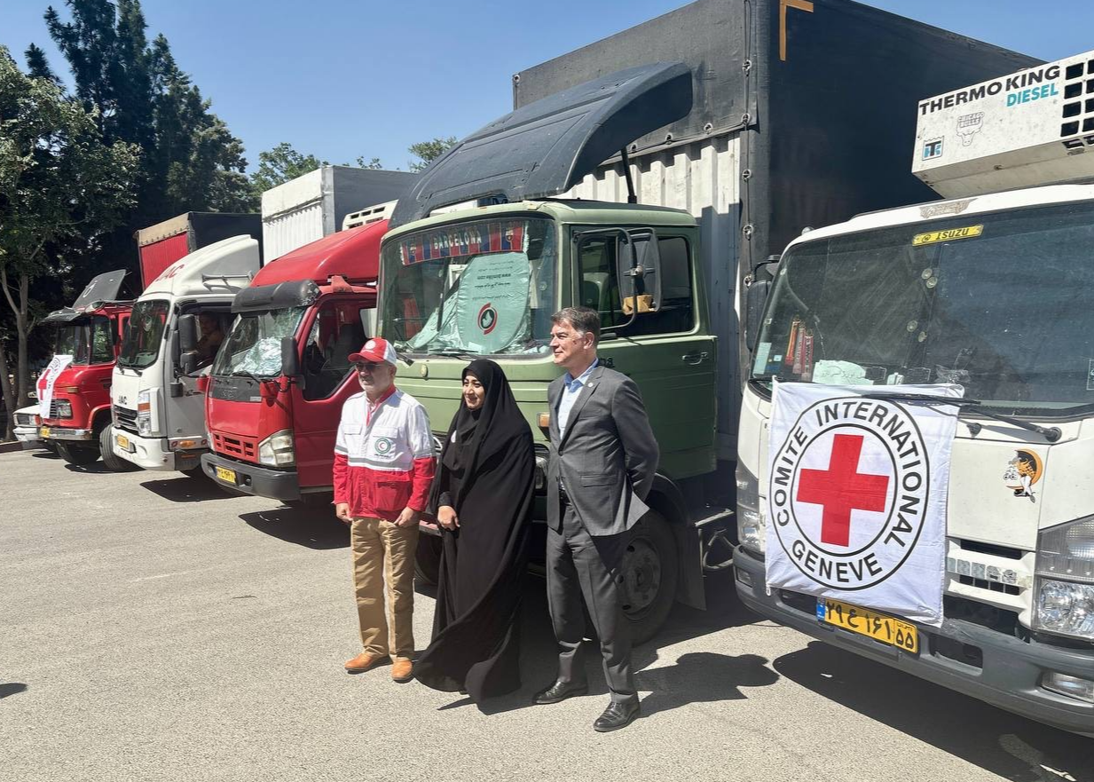 ICRC Delivers Second Shipment of Humanitarian Aid to Iranian Red Crescent