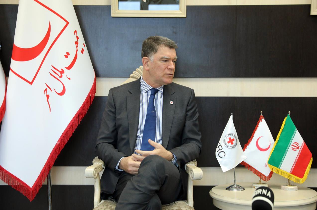 Cassard: ICRC appreciates IRCS relief efforts in war ‎