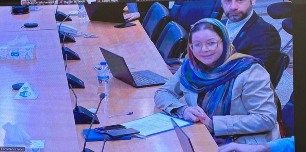 IRCS Briefs UN Officials on Humanitarian Response to Airstrikes in Iran