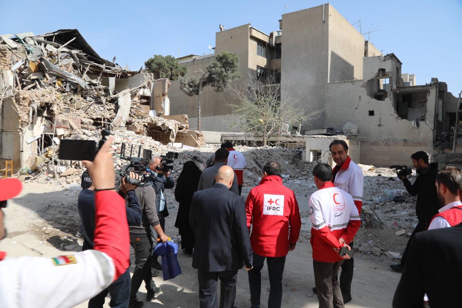 IFRC Delegation Visits Areas Affected by U.S.-Israeli Airstrikes in Iran