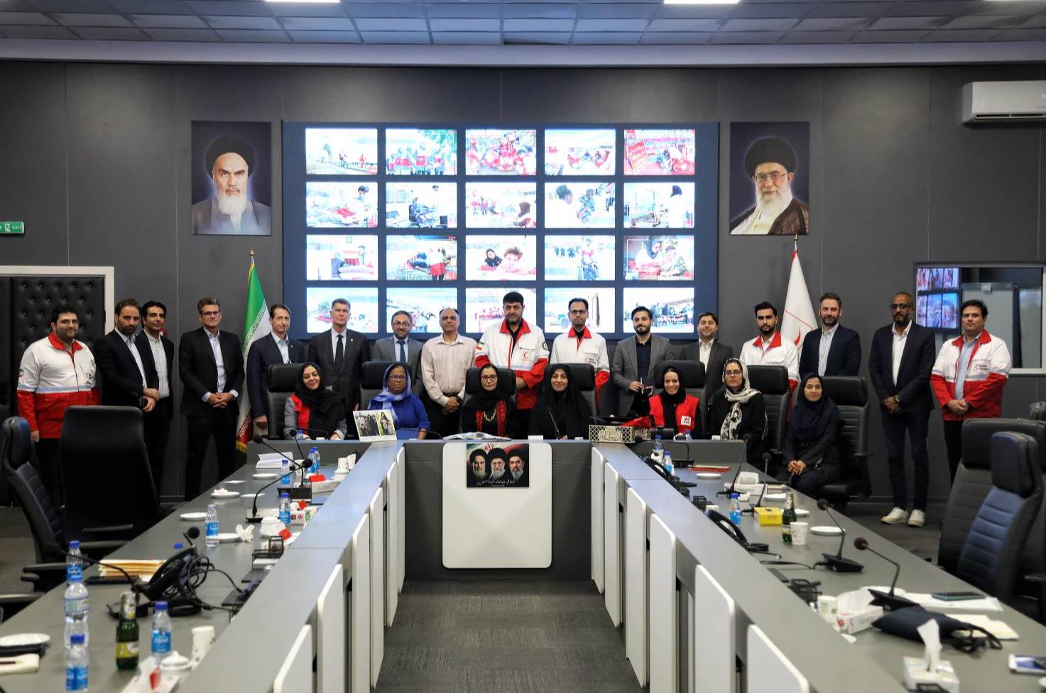 IRCS and international aid organizations discuss humanitarian cooperation in Iran 