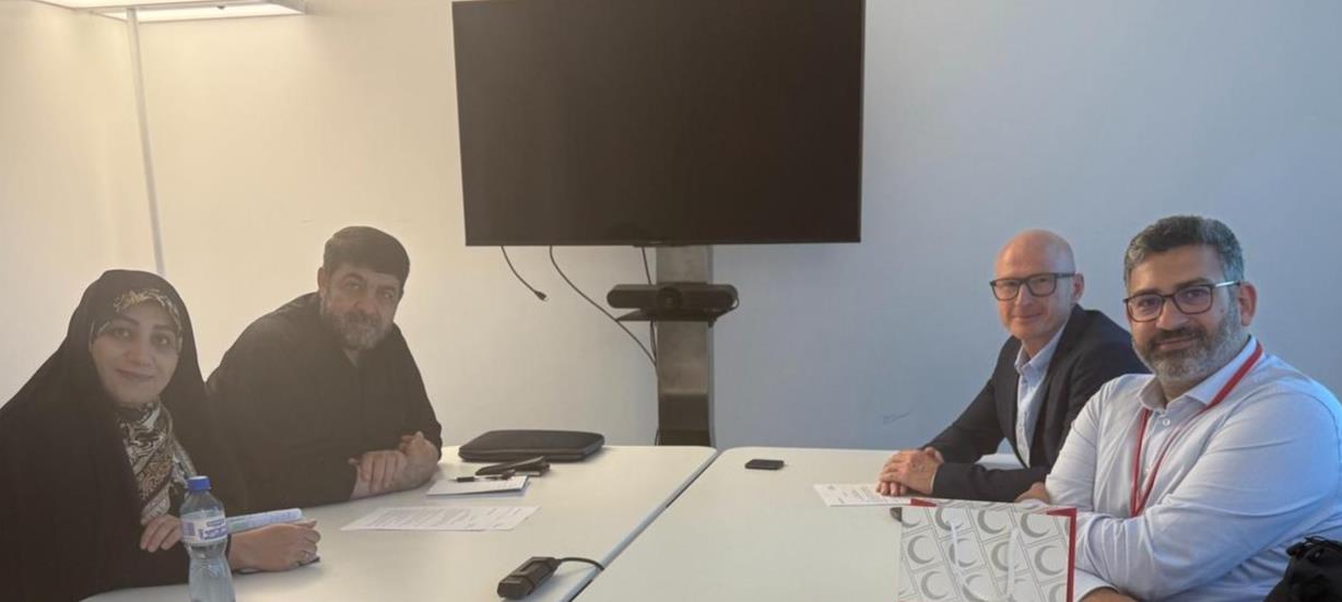 IRCS President Holds Bilateral Meetings with European Red Cross Representatives in Geneva
